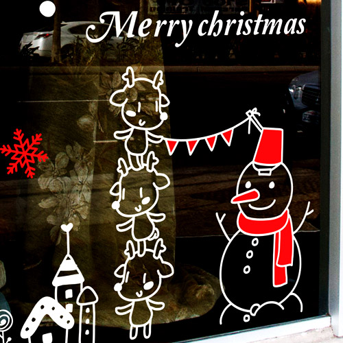 그래픽스티커 tm023-행복한겨울크리스마스_크리스마스스티커