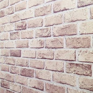 벽돌무늬시트지(MDP4014) 라이트브라운벽돌