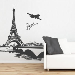 그래픽스티커(아방스) ph012-에펠탑과 세느강 (소형)