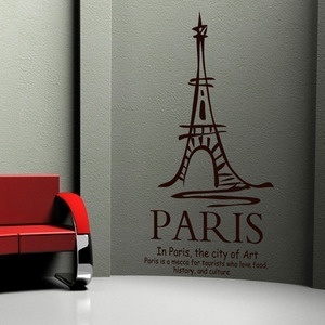 그래픽스티커[아방스] ik018-파리&amp;에펠탑