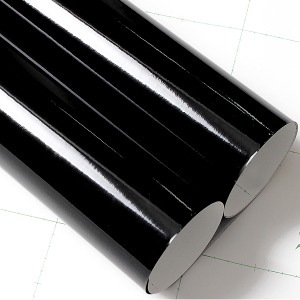 인테리어필름 (K-8169) 고광택 제너럴 블랙 단색시트지