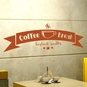 그래픽스티커[아방스] pj004-커피 브레이크2/그래픽스티커/카페/커피숍/커피/커피잔/
