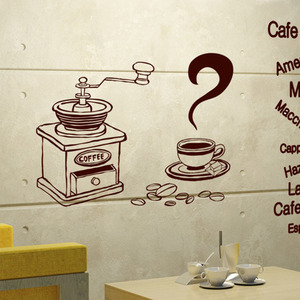 그래픽스티커[아방스] ib006-Drip COFFEE/커피숍인테리어/디스플레이/레스토랑인테리어/포인트스티커/그래픽스티커/인테리어/데코스티커/레터링/원두